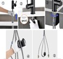 Ver imagem 6 de Torneira Bancada Extensivel Luxo Gourmet Preto Fosco