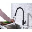 Ver imagem 1 de Torneira Bancada Extensivel Luxo Gourmet Preto Fosco