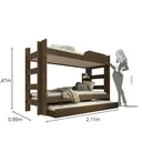 Ver imagem 3 de Treliche Solteiro Smart Sallêto Móveis