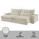 Ver imagem 4 de Sofá Lua Linho 02 Módulos 80 Cm B25cm Meu Sofá Online