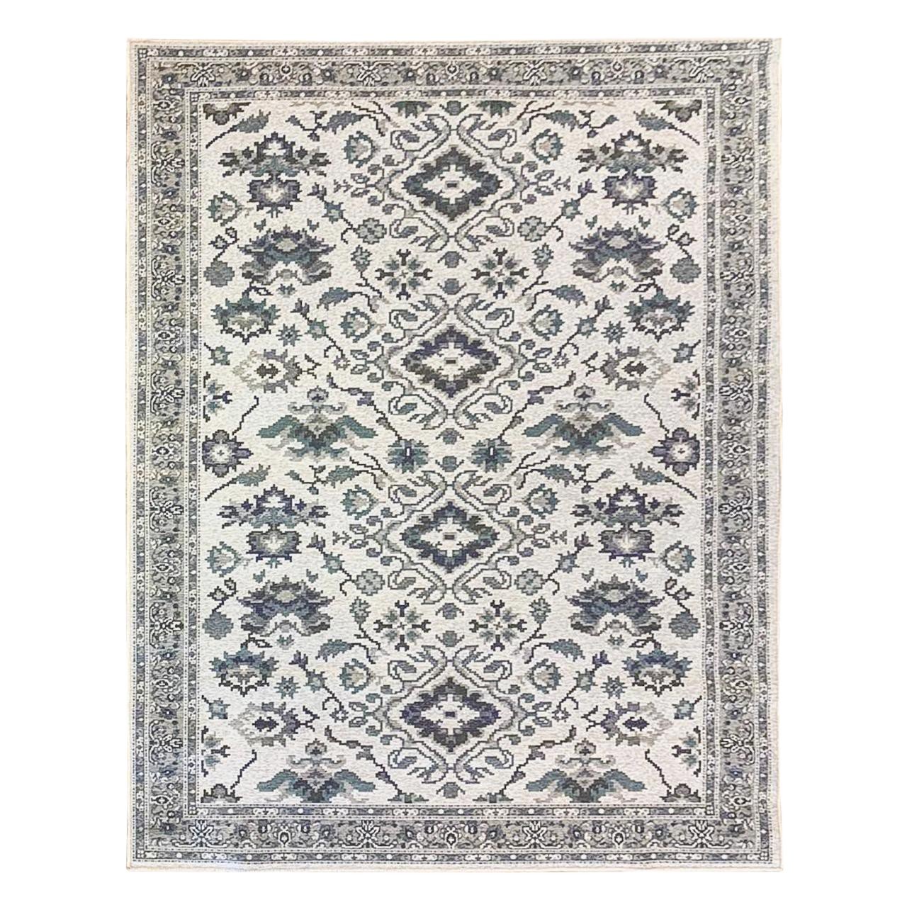 Tapete Sala Classico Oriental 150X200 Cm Tipo Belga 55 Azul