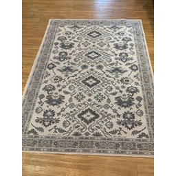 Tapete Sala Classico Oriental 150X200 Cm Tipo Belga 55 Azul - 5