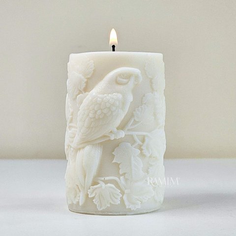 Vela Decorativa Cilíndrica Arara 155g