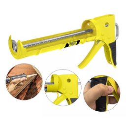 Pistola Aplicador de Silicone Cola Pu Tubo Uso Profissional - 2