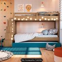 Ver imagem 5 de Treliche Infantil com Escada e Nichos Infix C06 Aveiro/azul - Mpozenato