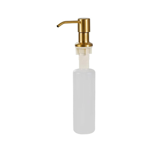Dispenser Dosador para Detergente 300ml Aço Inox 304 Dourado Idi02