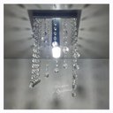Ver imagem 4 de Lustre para Sala de Cristal Acrílico Alto Brilho 20x20 Cm Soquete E27