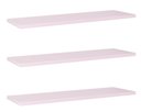 Ver imagem 1 de Kit com 3 Prateleiras 60 X 15cm Suporte Invisivel Cor Rosa Bebe