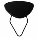 Ver imagem 4 de Mesa de Apoio Folha Preto em Metal Preto 69 Cm