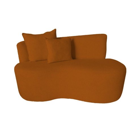 Namoradeira Yara 120cm em Bouclé com 2 Almofadas ? Conforto, Estilo e Elegância para Decorar Seu Amb