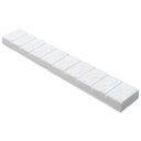 Ver mais imagens de Kit 3 Formas Beiral Jardim Rústico Abs 2mm para Concreto 50x7,5x3cm