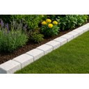 Ver imagem 2 de Kit 3 Formas Beiral Jardim Rústico Abs 2mm para Concreto 50x7,5x3cm