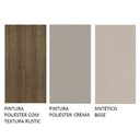 Ver imagem 3 de Conjunto Sala de Jantar Rosa Madesa Mesa com 4 Cadeiras - Rustic/crema/sintético Bege