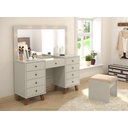 Ver imagem 1 de Penteadeira com Espelho e Leds Eloá Off White com Banqueta Patrimar