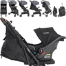 Carrinho para Gemeos Bebe Conforto Base Kiddo Sprint Ii Grafite - 3