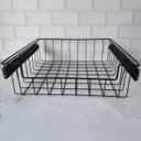 Ver imagem 6 de Gaveta Fruteira Deslizante Aramada com Corrediça Preta 47cm x 37,5cm Cesto Multiuso de Embutir