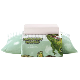 Jogo de Cama Kids Priori Estampa Dino C/ 3 Pcs 130 Fios Döhler - 1