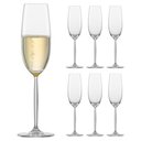 Ver imagem 1 de Kit 6 Taças Champanhe Cristal Titânio Bohemia Sophia 230ml