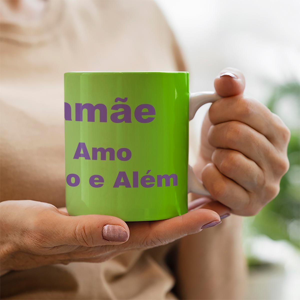 Caneca dia das maes mamae te amo infinito e alem - 3