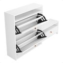 Ver imagem 5 de Sapateira Organizador Calçados Hall de Entrada Sala Quarto Slim 18 Pares:Branco
