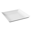 Ver imagem 2 de 12 Pratos Quadrados Brancos Grandes Plástico 21cm Lanchonete Padaria Cozy Coza