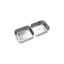 Ver imagem 1 de Cuba Aço Inox Dupla Extra Polida Lisa 820x340x170 Cd-40 0,6mm Mekal