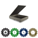 Ver imagem 5 de Cama Box Baú Casal 138x188x42 Cm Linho com Pistão a Gás