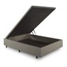Cama Box Baú Casal 138x188x42 Cm Linho com Pistão a Gás - 3