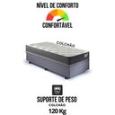 Ver imagem 7 de Base Box Baú 96x203 Suede com Colchão Adapto Molas Ensacadas