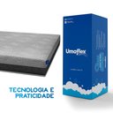Ver imagem 2 de Colchão na Caixa Casal Queen Fit Visco 158x198 Cinza D40 Umaflex