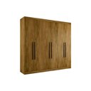 Ver imagem 5 de Guarda Roupa 6 Portas e 6 Gavetas Gênova Nature/off White - Bianchi
