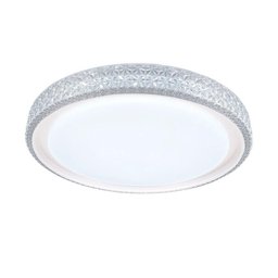 Plafon Led Redondo Sobrepor Íris 20w com Controle Remoto Bivolt Branco - 3