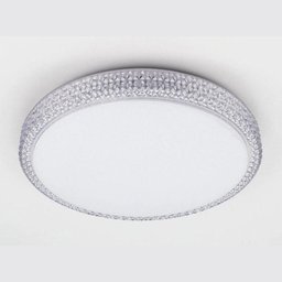 Plafon Led Redondo Sobrepor Íris 20w com Controle Remoto Bivolt Branco - 8