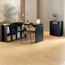 Ver imagem 2 de Mesa Escrivaninha em L 140x130 cm e Balcao 60 cm Preto Artany