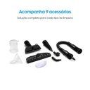 Ver imagem 5 de Higienizador a Vapor Vapora Clean 1050W 350ml 9 Acessórios Limpeza sem Químicos Elgin
