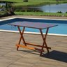 Mesa Bar Dobrável em Madeira 1,20 X 70 Mel - 2