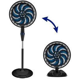 Vent 40cm Arno Coluna 2 em 1 X-treme 9 Ve9m - 2720017494 Preto 220 Volts - 2