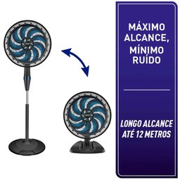 Vent 40cm Arno Coluna 2 em 1 X-treme 9 Ve9m - 2720017494 Preto 220 Volts - 3