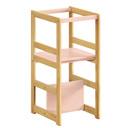 Ver imagem 4 de Torre Aprendizagem Montessori 4 em 1 Freijó e Rosa