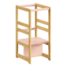 Ver imagem 7 de Torre Aprendizagem Montessori 4 em 1 Freijó e Rosa