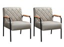 Ver imagem 1 de Kit 2 Poltronas Ludmilla Cor:Linho Bege 140