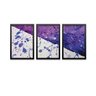 Conjunto Kit 3 Quadros Decorativos Arte Tinta Escorrida Los Quadros - 1