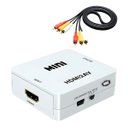 Ver imagem 1 de Mini Adaptador Conversor Hdmi P/ Rca Av Vídeo e Áudio Tv
