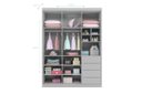 Ver imagem 4 de Kit Quarto Infantil Bebê Perola Cômoda 4 Gavetas 2 Portas E Guarda Roupa 3 Portas 4 Gavetas Cinza -