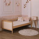 Ver imagem 4 de Cama Infantil de Solteiro com Detalhe em Palinha Natural Carvalho Malva Linha Paglia