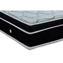 Ver imagem 2 de Conjunto Box Queen: Colchão Molas Ortobom Superpocket Elegant + Base Crc Suede Black(158x198)