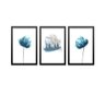 Conjunto Kit 3 Quadros Decorativos Luar Floral Los Quadros - 1