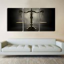 Ver imagem 5 de Quadros Decorativos Balança da Justiça 120 X 60 Cm