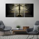 Ver imagem 2 de Quadros Decorativos Balança da Justiça 120 X 60 Cm