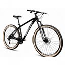 Ver imagem 1 de Bicicleta Nero 6 Mountain Bike Aro 29 Quadro Alumínio 18 Marchas Absolute Preto 17